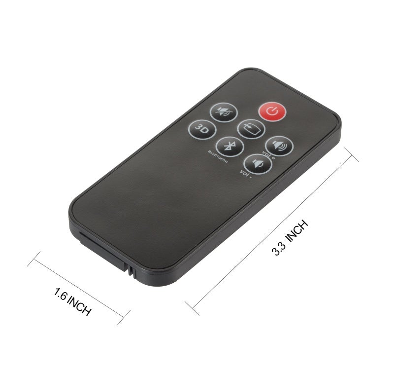 Motiexic Remote Control for Klipsch R10B R20B R-10B R-20B ICON SB1 SB3 CS30 1015073 1061310 Replacement for Klipsch Reference Sound Bars Remote Control - Image 3